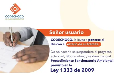 CODECHOCÓ INICIARÁ PROCESO DE SUSPENSIÓN OBRAS EN EJECUCIÓN SIN EL LLENO DE LOS REQUISITOS LEGALES