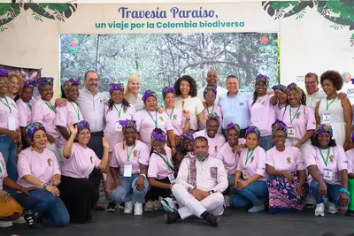 EN LA COP16, CODECHOCÓ PRESENTÓ LA RED DE MUJERES PIANGÜERAS