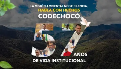 57 A&Ntilde;OS DE VIDA INSTITUCIONAL DE CODECHOC&Oacute;, UN LLAMADO A LA LIBERTAD Y EL RESPETO POR LA VIDA DEL DIRECTOR GENERAL, ARNOLD ALEXANDER RINC&Oacute;N L&Oacute;PEZ