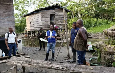 CODECHOC&Oacute; ATIENDE ALERTA POR PRESENCIA DE FELINO SILVESTRE EN ZONA URBANA DE CURBARAD&Oacute;, CARMEN DEL DARI&Eacute;N