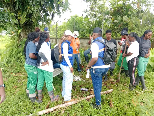 CODECHOCÓ FORTALECE EL CONTROL DEL CARACOL GIGANTE AFRICANO EN PLAYA DE ORO, MUNICIPIO DE TADÓ