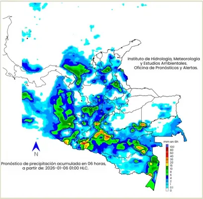 ALERTA HIDROMETEOROL&Oacute;GICA EN EL CHOC&Oacute; POR INTENSAS LLUVIAS Y ALTO RIESGO DE INUNDACIONES Y DESLIZAMIENTOS