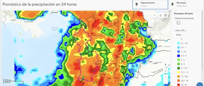 CODECHOC&Oacute; ALERTA A LA COMUNIDAD POR LA POSIBLE INCIDENCIA DE NUEVO FRENTE FR&Iacute;O EN EL DEPARTAMENTO DEL CHOC&Oacute;